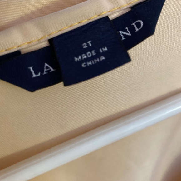 Yellow Lands End Raincoat - Picture 2 of 4